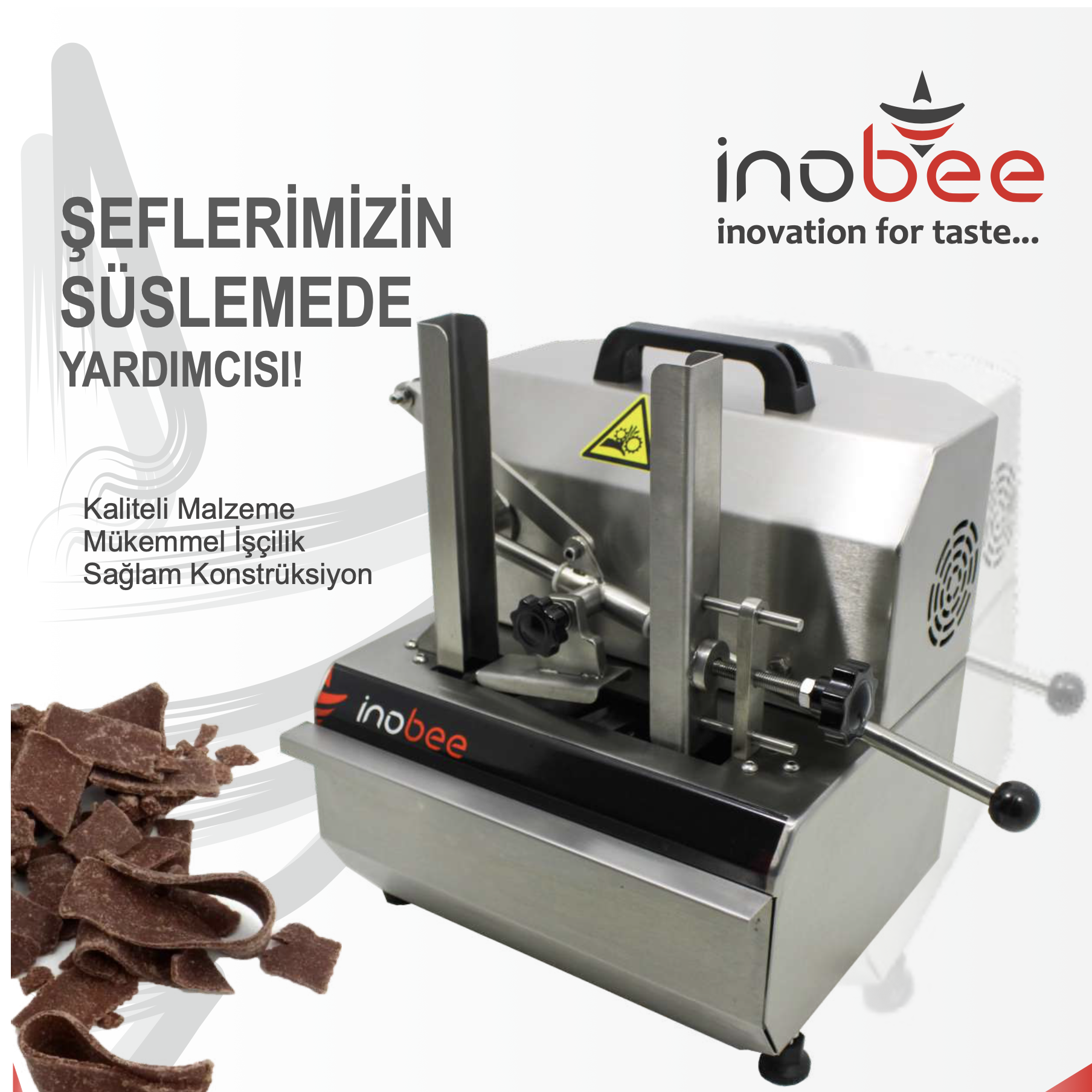 Razatoare pentru Ciocolata - Inobee Series - Echipamente Lab si Mini - imagine 2