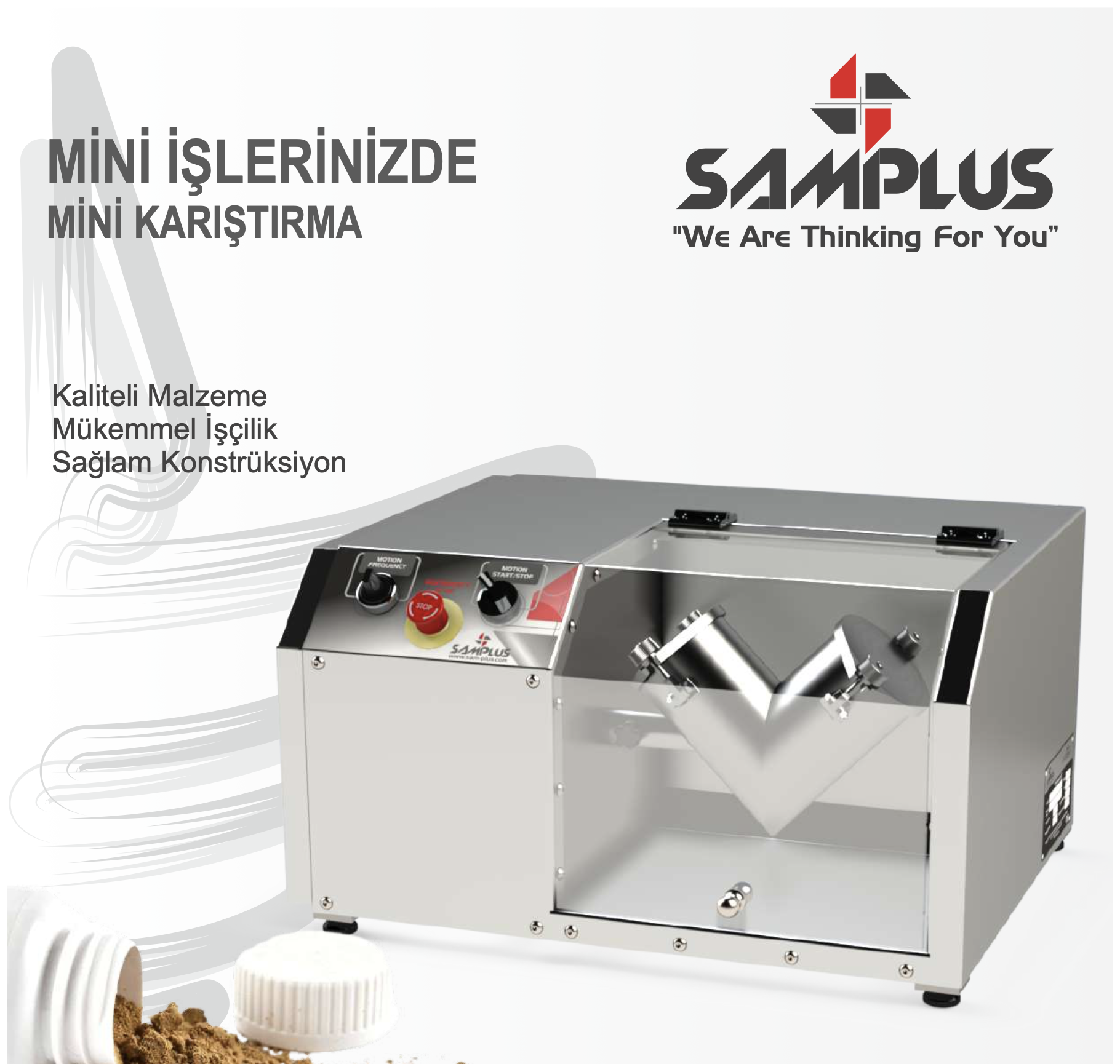 Mini Mixer V de Laborator - Inobee Series - Echipamente Lab si Mini - imagine 3