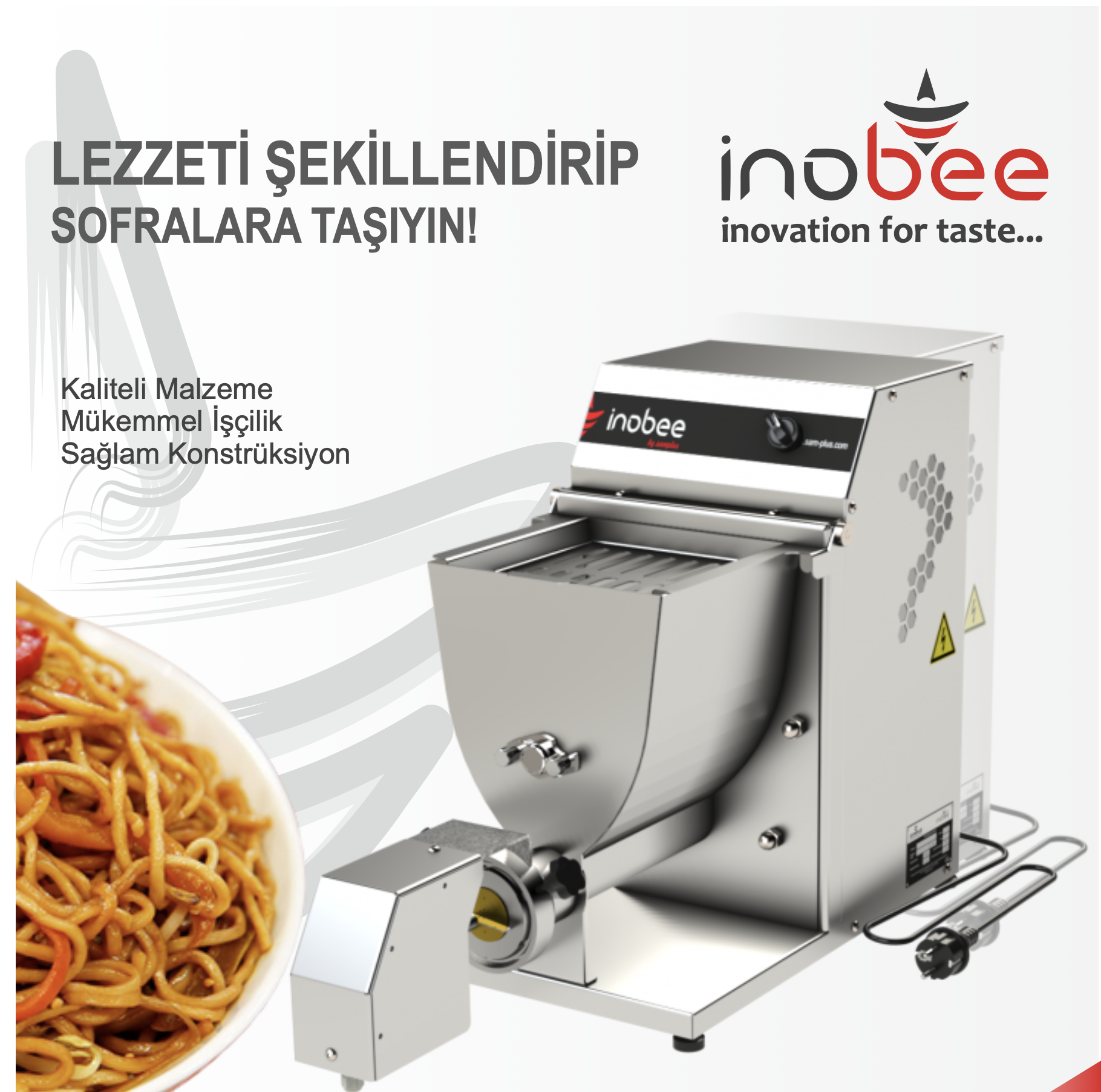 Masina pentru Paste Proaspete - Inobee Series - Echipamente Lab si Mini - imagine 3